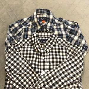 EUC Boys TCP Set of 2 Collared button-down shirts